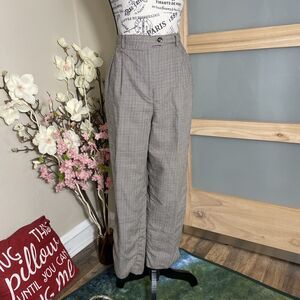 Andrea Viccaro Women's 12P Lined 100% Wool Trouser Multicolor Flat Front